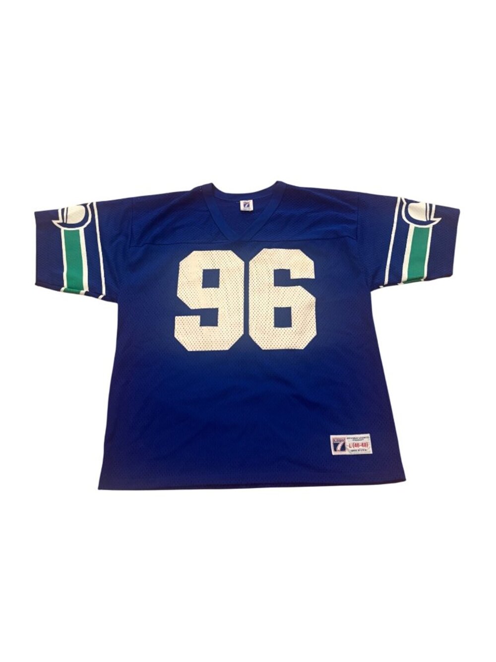 Vintage 90s Logo 7 Seattle Seahawks Cortez Kennedy NFL Football Jersey Men's L